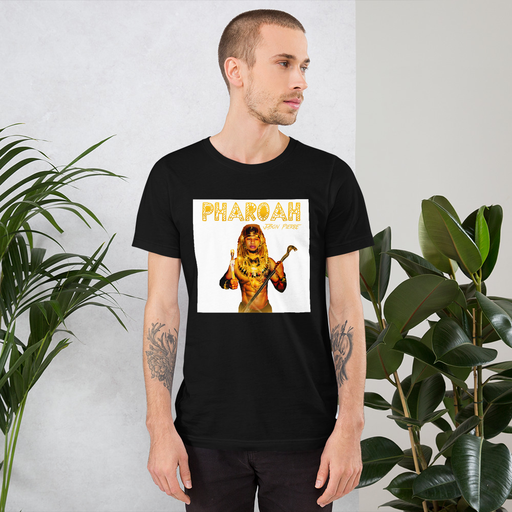 unisex-staple-t-shirt-black-front-60f1a65bbfffc.jpg Jason Pierre Short-Sleeve Unisex T-Shirt