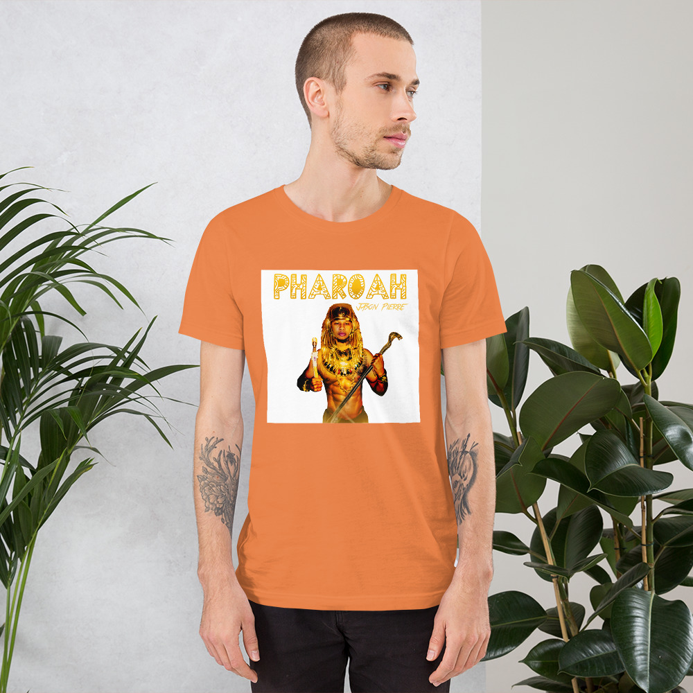 unisex-staple-t-shirt-burnt-orange-front-60f1a65bc1514.jpg Jason Pierre Short-Sleeve Unisex T-Shirt
