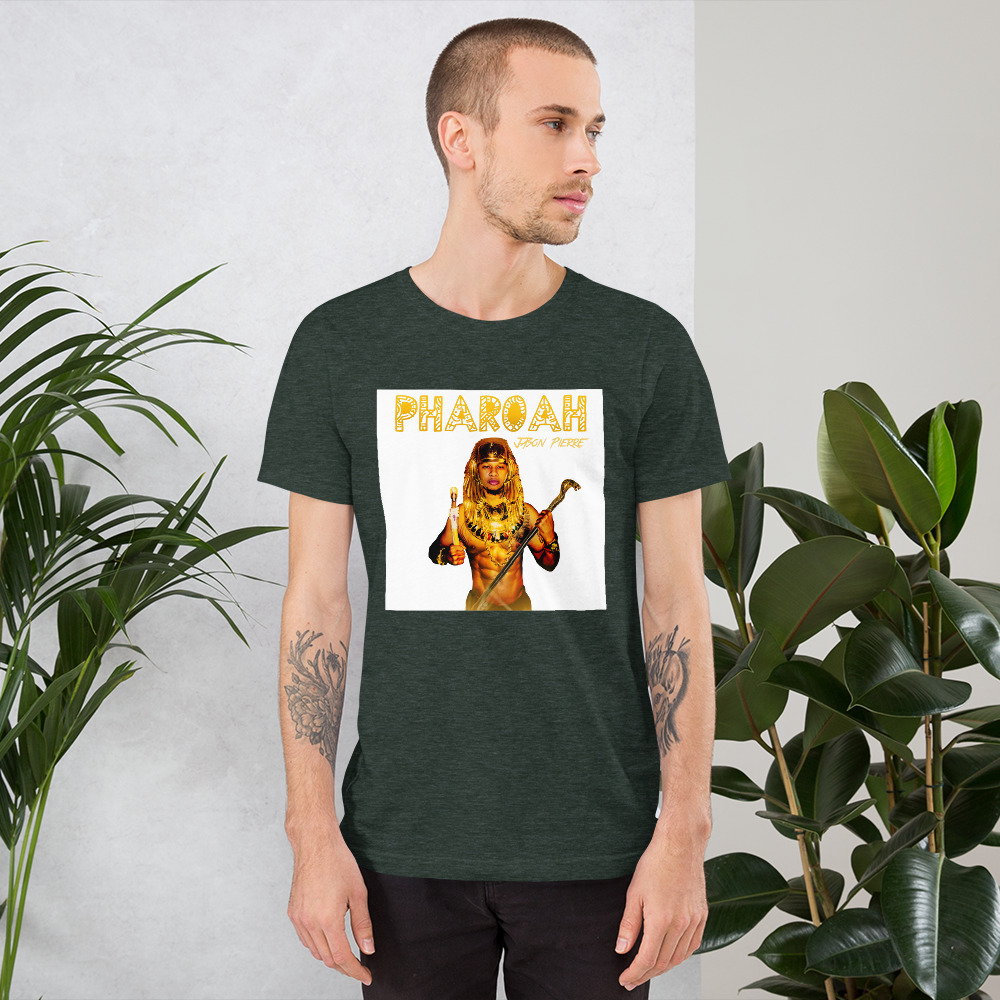 unisex-staple-t-shirt-heather-forest-front-60f1a65bc0d3a.jpg Jason Pierre Short-Sleeve Unisex T-Shirt