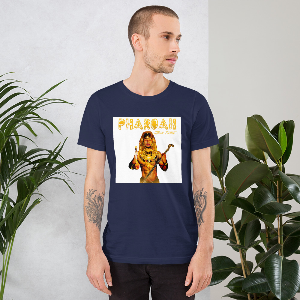 unisex-staple-t-shirt-navy-front-60f1a65bc0274.jpg Jason Pierre Short-Sleeve Unisex T-Shirt