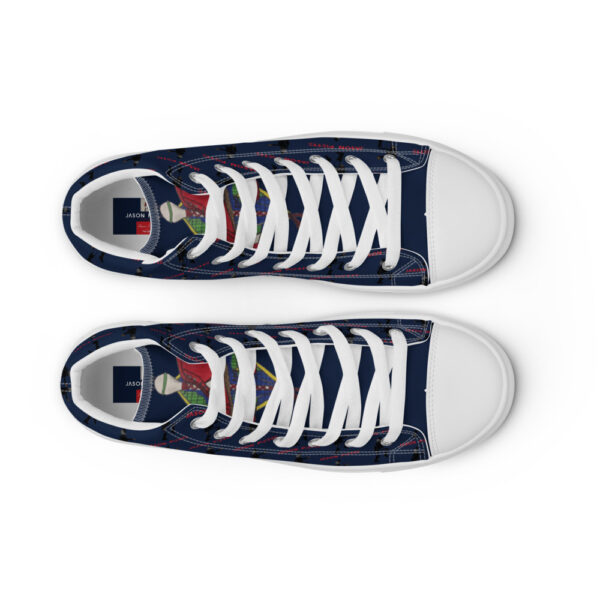 Jason Pierre Italy Men’s high top canvas shoes