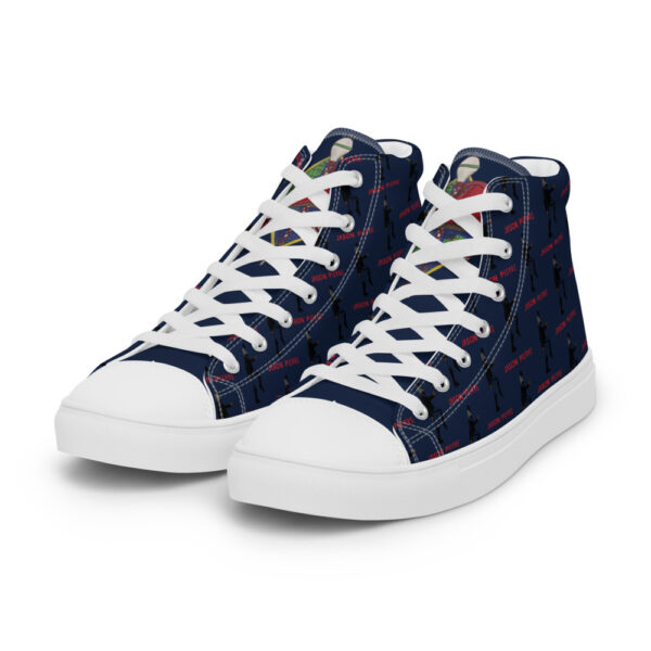 Jason Pierre Italy Men’s high top canvas shoes