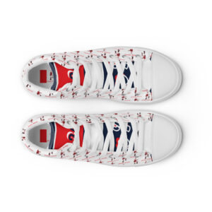 Jason Pierre Italy Women’s high top canvas shoes