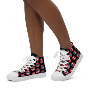 Jason Pierre Italy Women’s high top canvas shoes