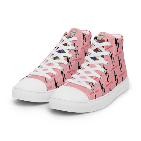 Jason Pierre Italy Women’s high top canvas shoes