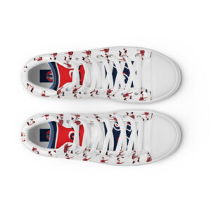 Jason Pierre Men’s high top canvas shoes
