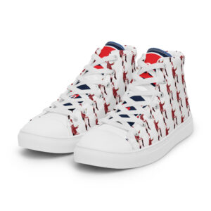 Jason Pierre Men’s high top canvas shoes