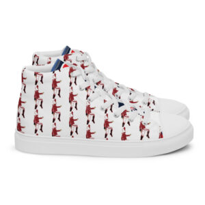 Jason Pierre Men’s high top canvas shoes