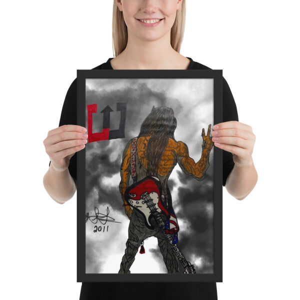 Wayne Framed poster