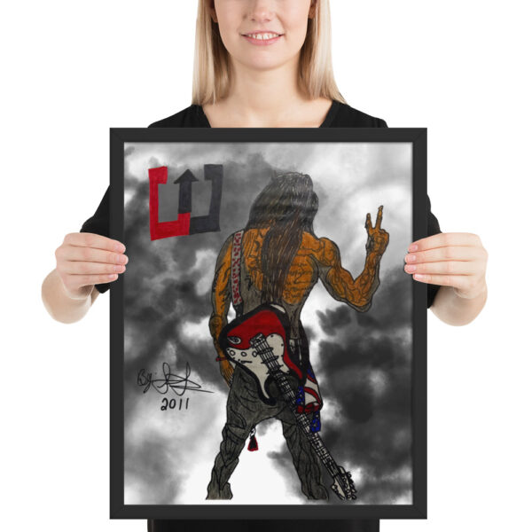 Wayne Framed poster