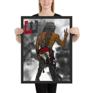Wayne Framed poster