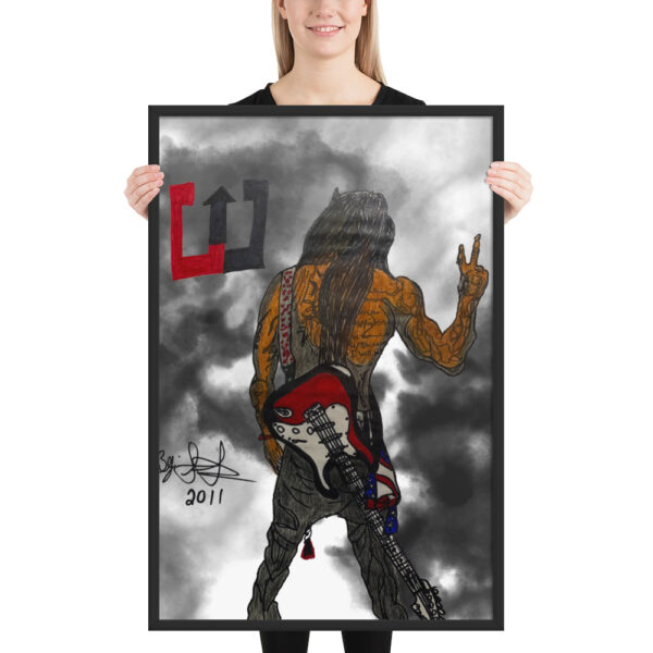 Wayne Framed poster