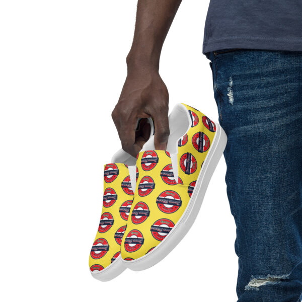 Jason Pierre Men’s slip-on canvas shoes