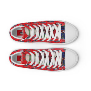 Jason Pierre Italy Men’s high top canvas shoes