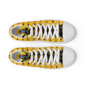 Jason Pierre Italy Men’s high top canvas shoes