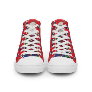 Jason Pierre Italy Men’s high top canvas shoes