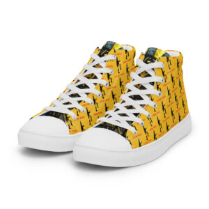 Jason Pierre Italy Men’s high top canvas shoes