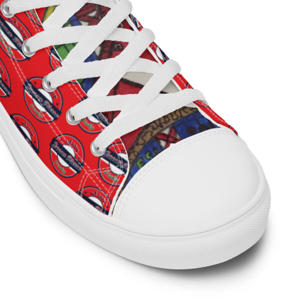 Jason Pierre Italy Men’s high top canvas shoes