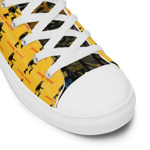 Jason Pierre Italy Men’s high top canvas shoes