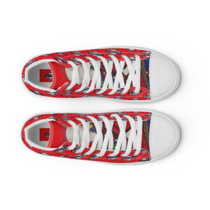 Jason Pierre Italy Women’s high top canvas shoes