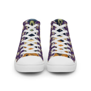 Jason Pierre Italy Women’s high top canvas shoes