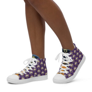 Jason Pierre Italy Women’s high top canvas shoes