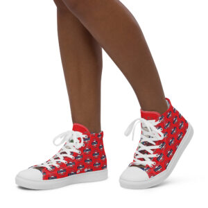 Jason Pierre Italy Women’s high top canvas shoes