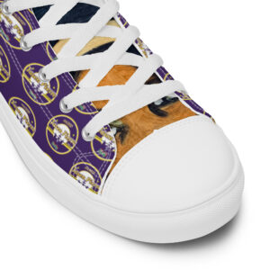 Jason Pierre Italy Women’s high top canvas shoes