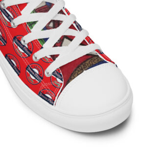 Jason Pierre Italy Women’s high top canvas shoes