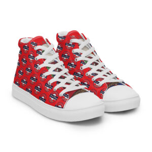 Jason Pierre Italy Women’s high top canvas shoes