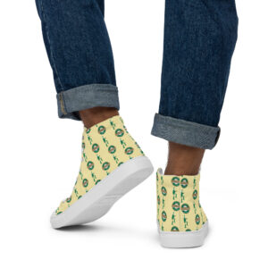 Jason Pierre Men’s high top canvas shoes
