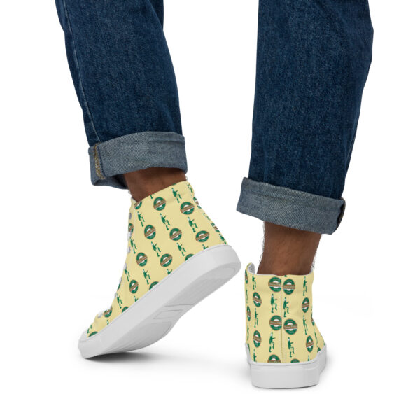 Jason Pierre Men’s high top canvas shoes