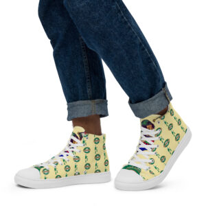 Jason Pierre Men’s high top canvas shoes