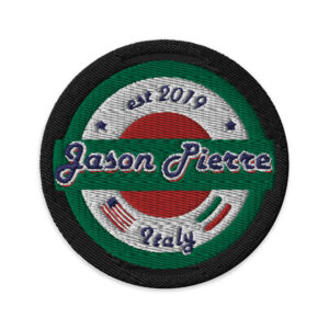 Jason Pierre Italy Embroidered patches