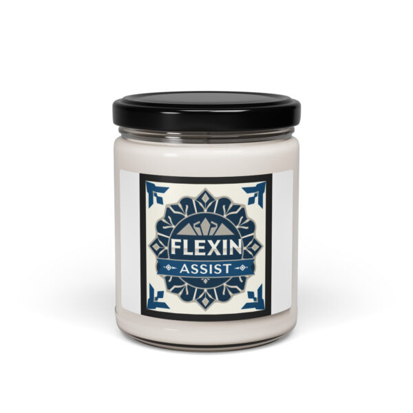 Flexin Assist Scented soy candle – White sage and lavender