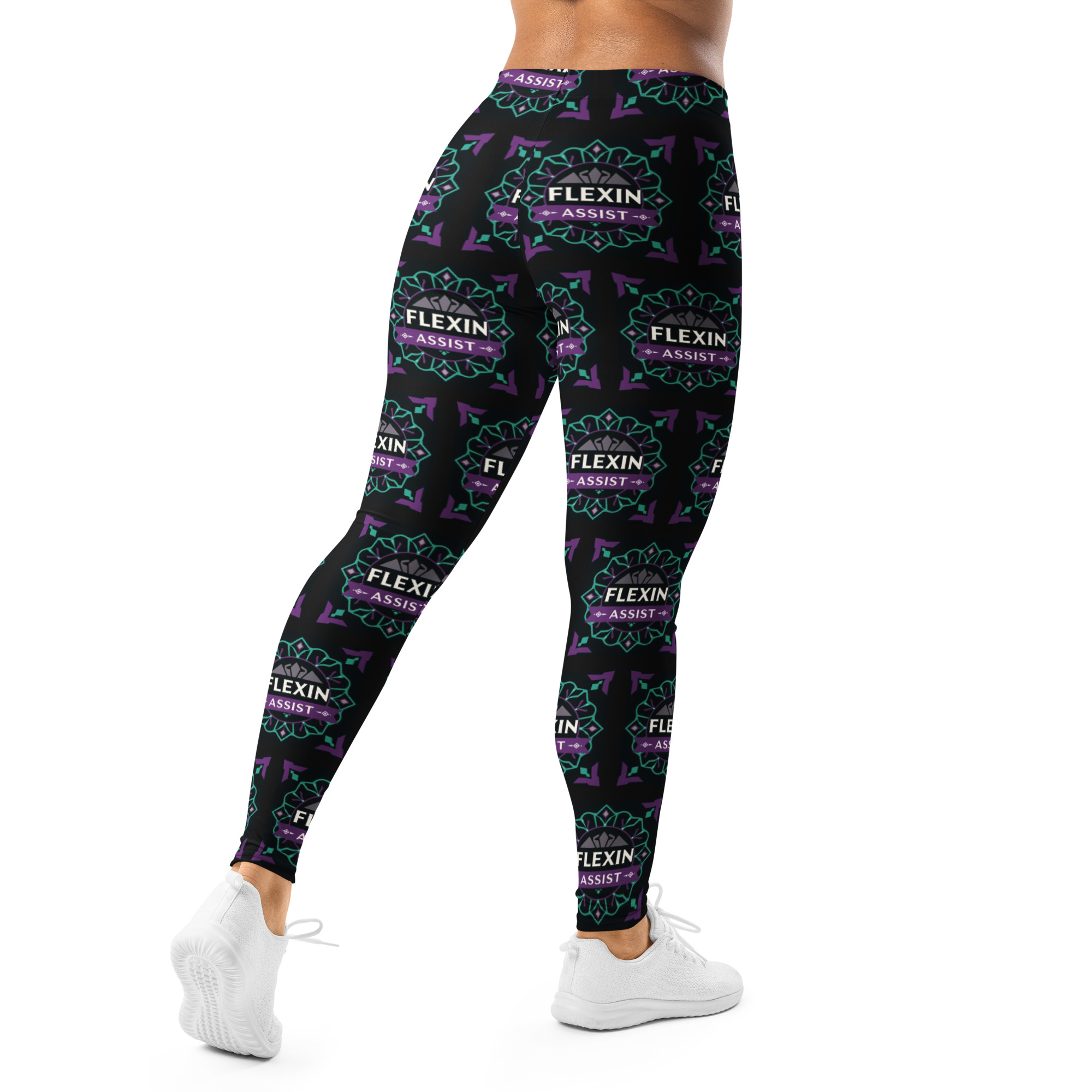 all-over-print-leggings-white-back-69b08f75b8ab6.jpg Flexin Assist Leggings