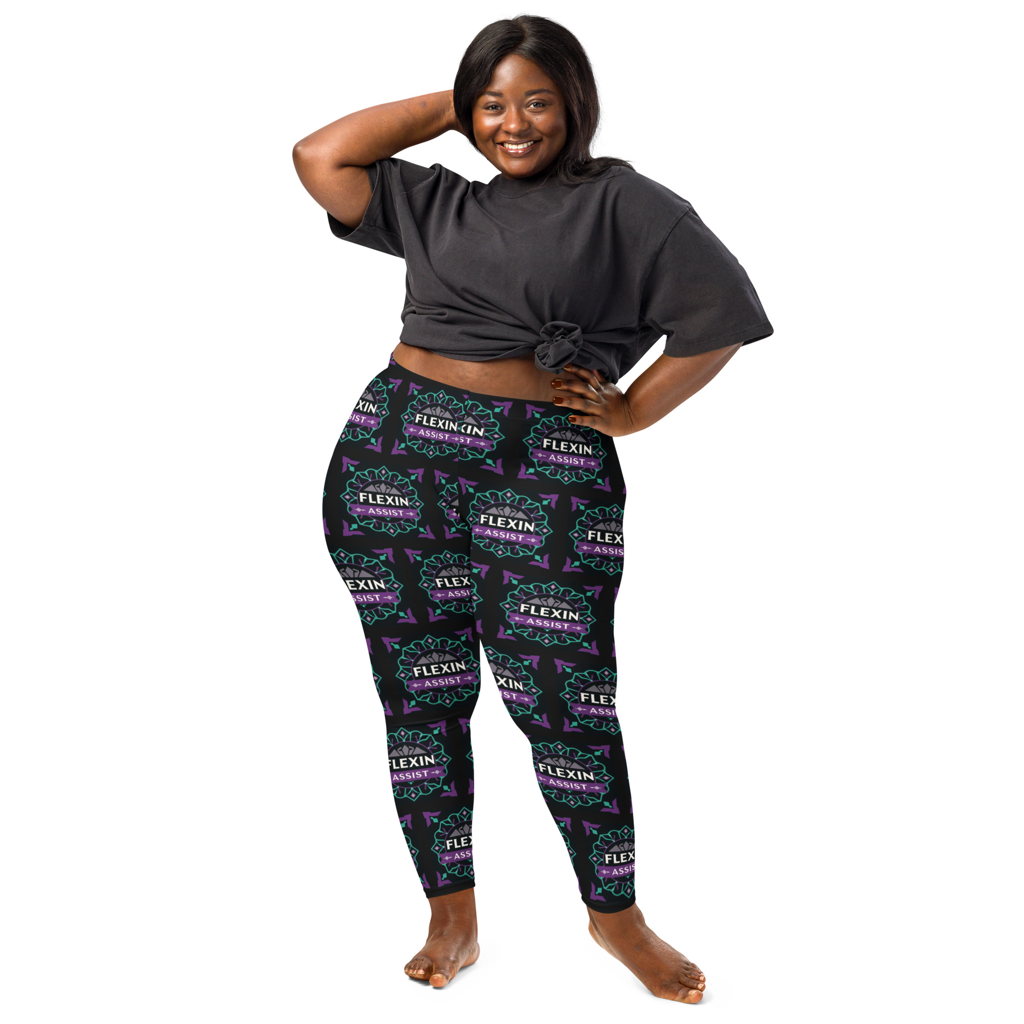 all-over-print-leggings-white-front-69b08f75b86ea.jpg Flexin Assist Leggings