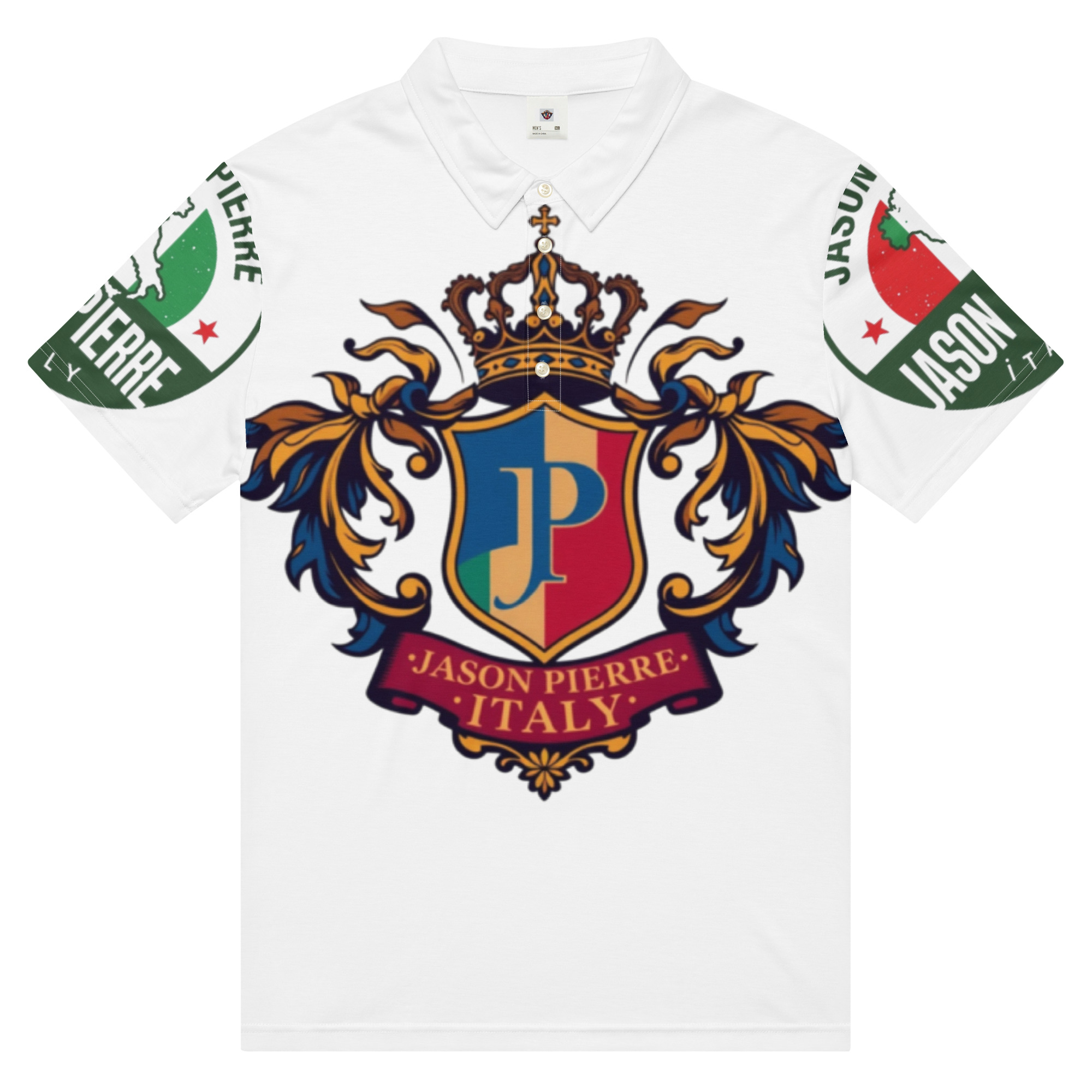 mens-all-over-print-slim-fit-polo-shirt-white-front-6a1252d419a32.jpg Jason Pierre Italy Men’s slim fit polo
