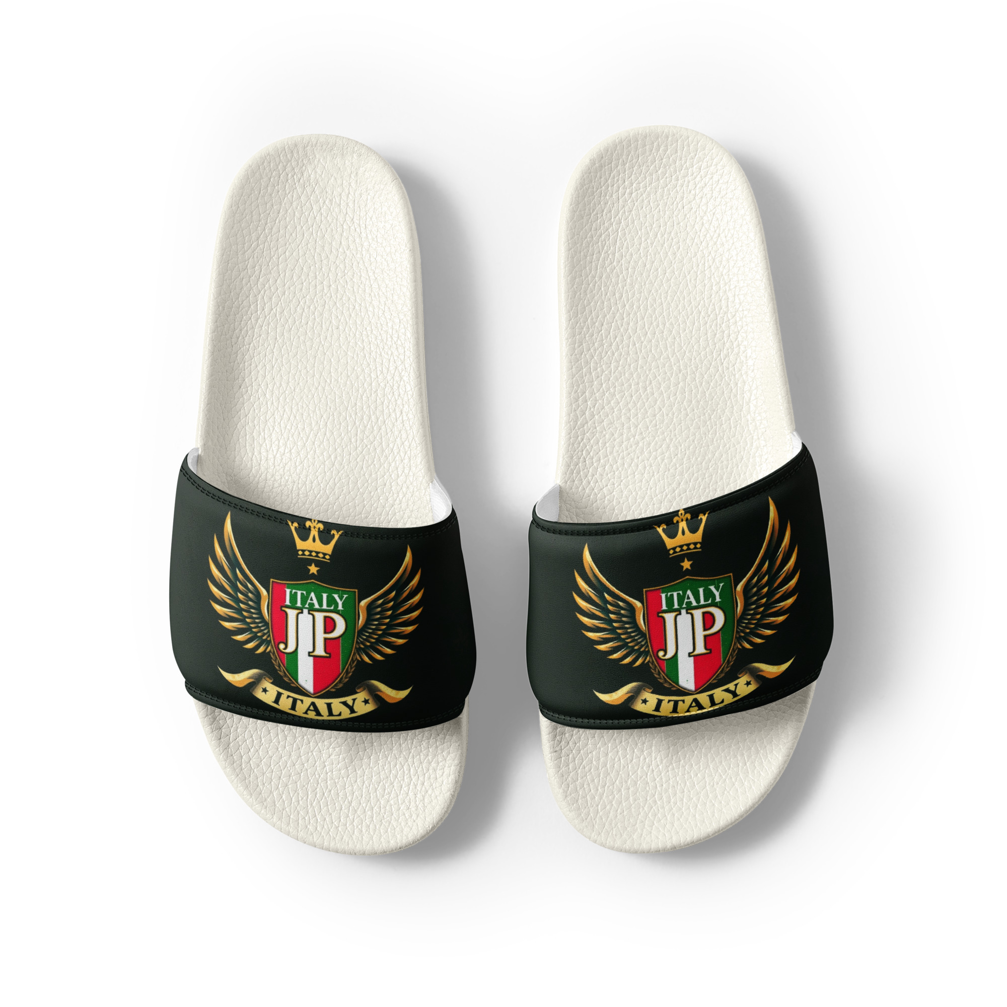 mens-slides-white-front-2-6a12522a91549.jpg Jason Pierre Italy Men’s slides