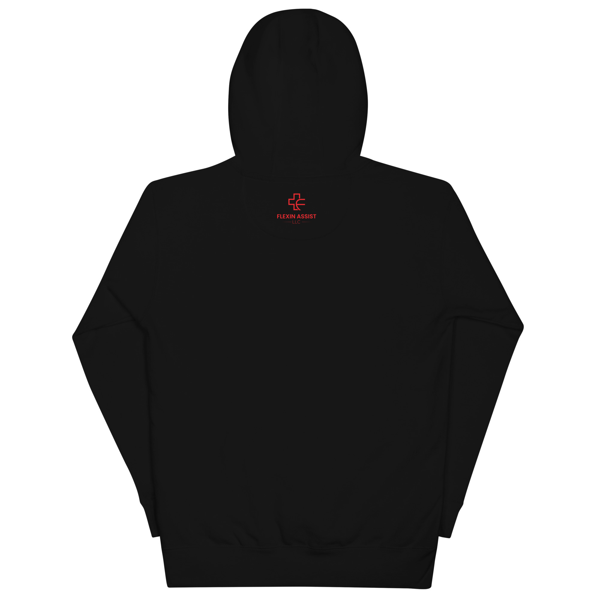 unisex-premium-pullover-hoodie-black-back-6a1255eecd745.jpg Flexin Assist Unisex Hoodie