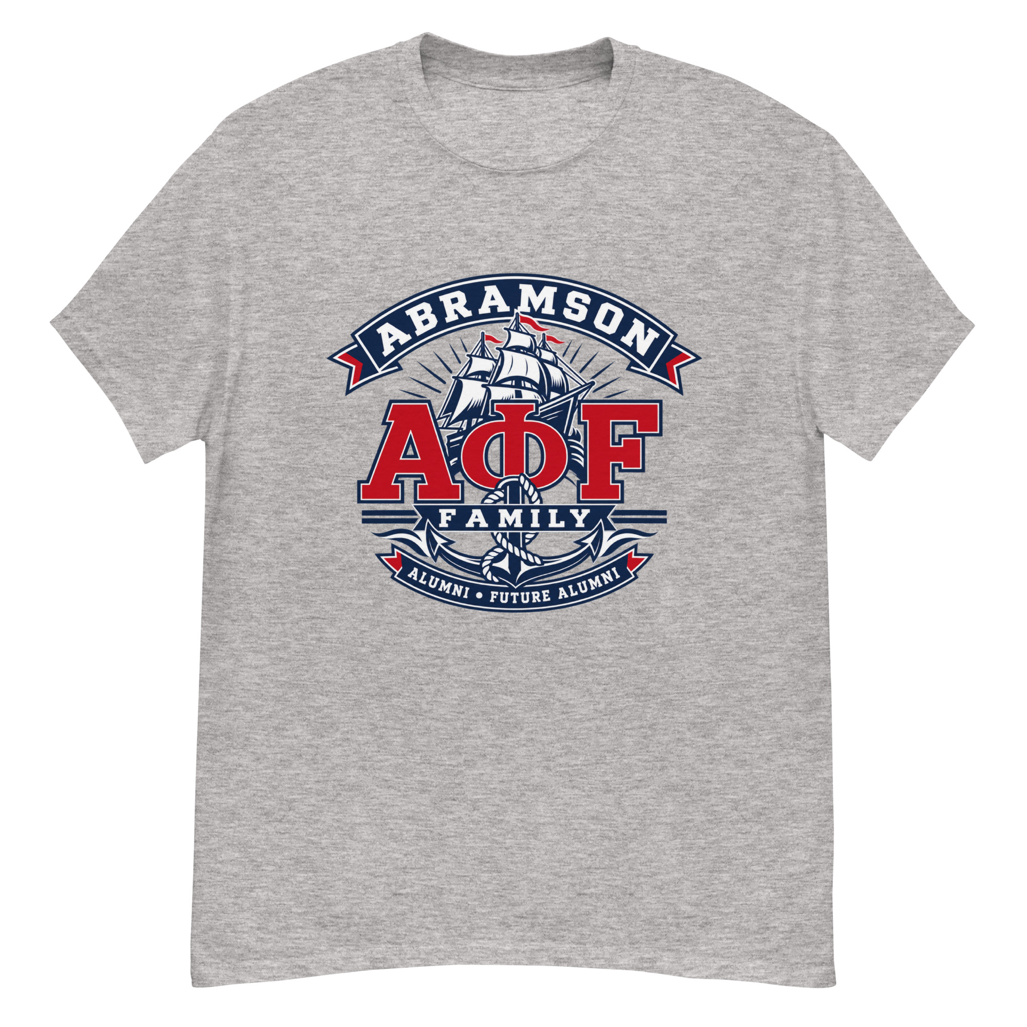 unisex-classic-tee-sport-grey-front-6abc3566eb0d1.jpg Abe Family Unisex classic tee