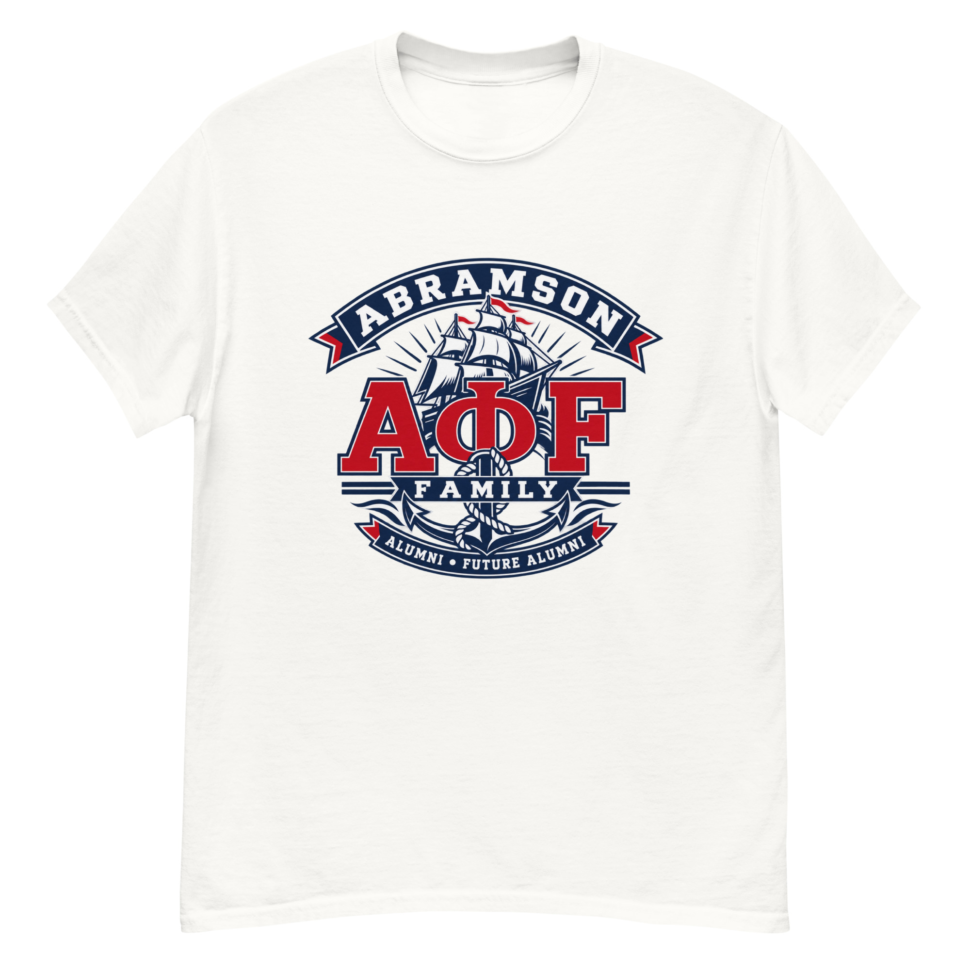 unisex-classic-tee-white-front-6abc3566eb13a.jpg Abe Family Unisex classic tee